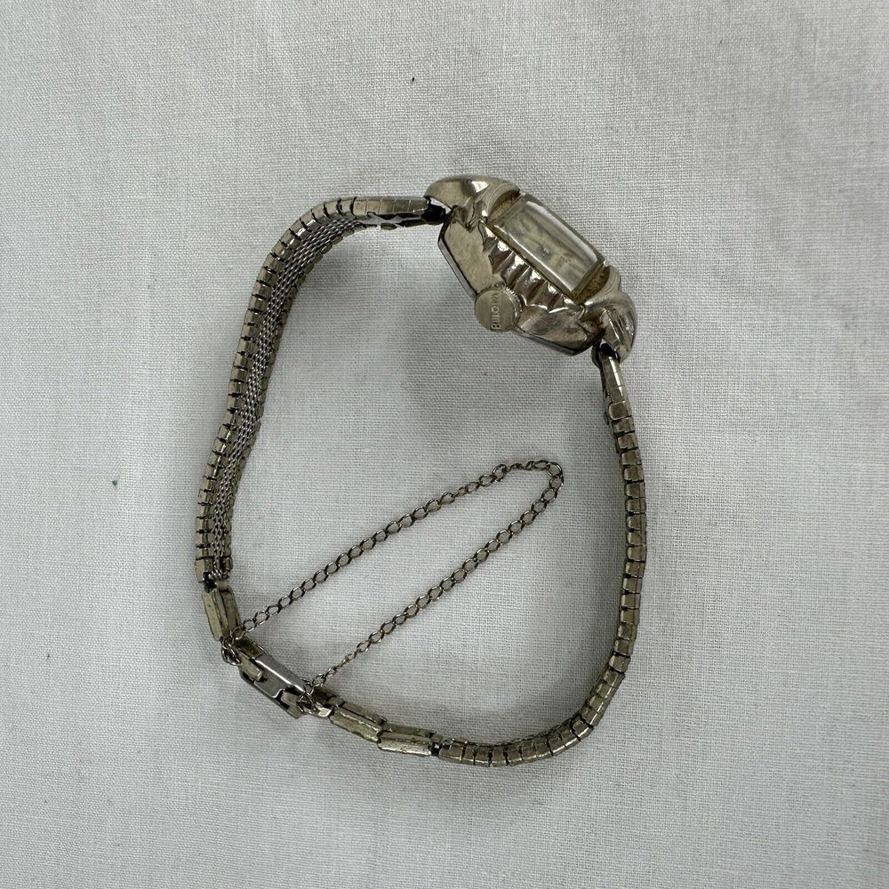 Bulova Women's Vintage Watch, M6, 10k R.G.P. Bezel, Parts/Repair, Stainless Back - Picture 8 of 10